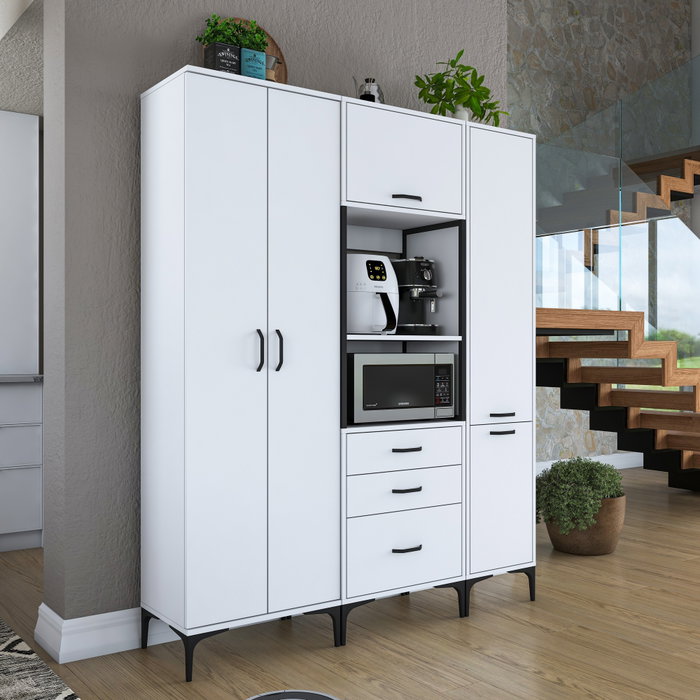 Hanah Home Gabinete Multipropósito Blanco JE144 - 3114 Hanah Home Gabinete Multipropósito Blanco JE144 - 3114